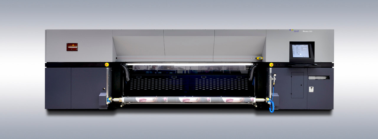 Large Format Printing Soft Signage Fabrics - Durst Rhotex 322 - The inkjet printer for the industrial soft signage field