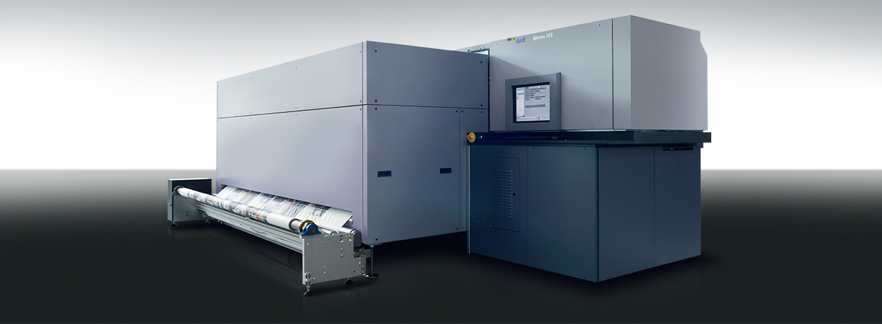 Large Format Printing Soft Signage Fabrics - Durst Rhotex 500 - The first industrial 5-meter printing system for seamless production of soft signage and fabrics 